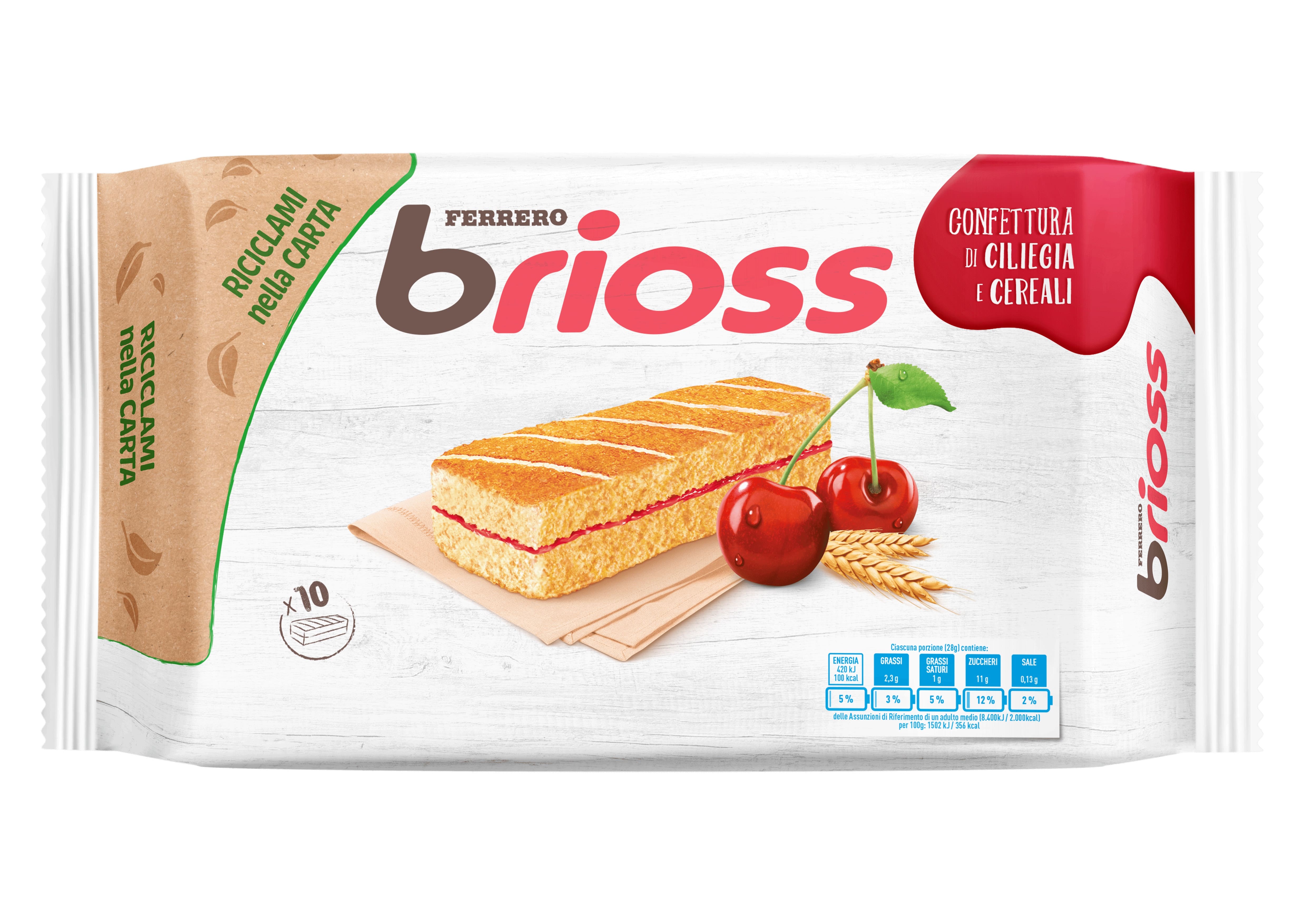 KINDER BRIOSS CILIEGIA T10 g280