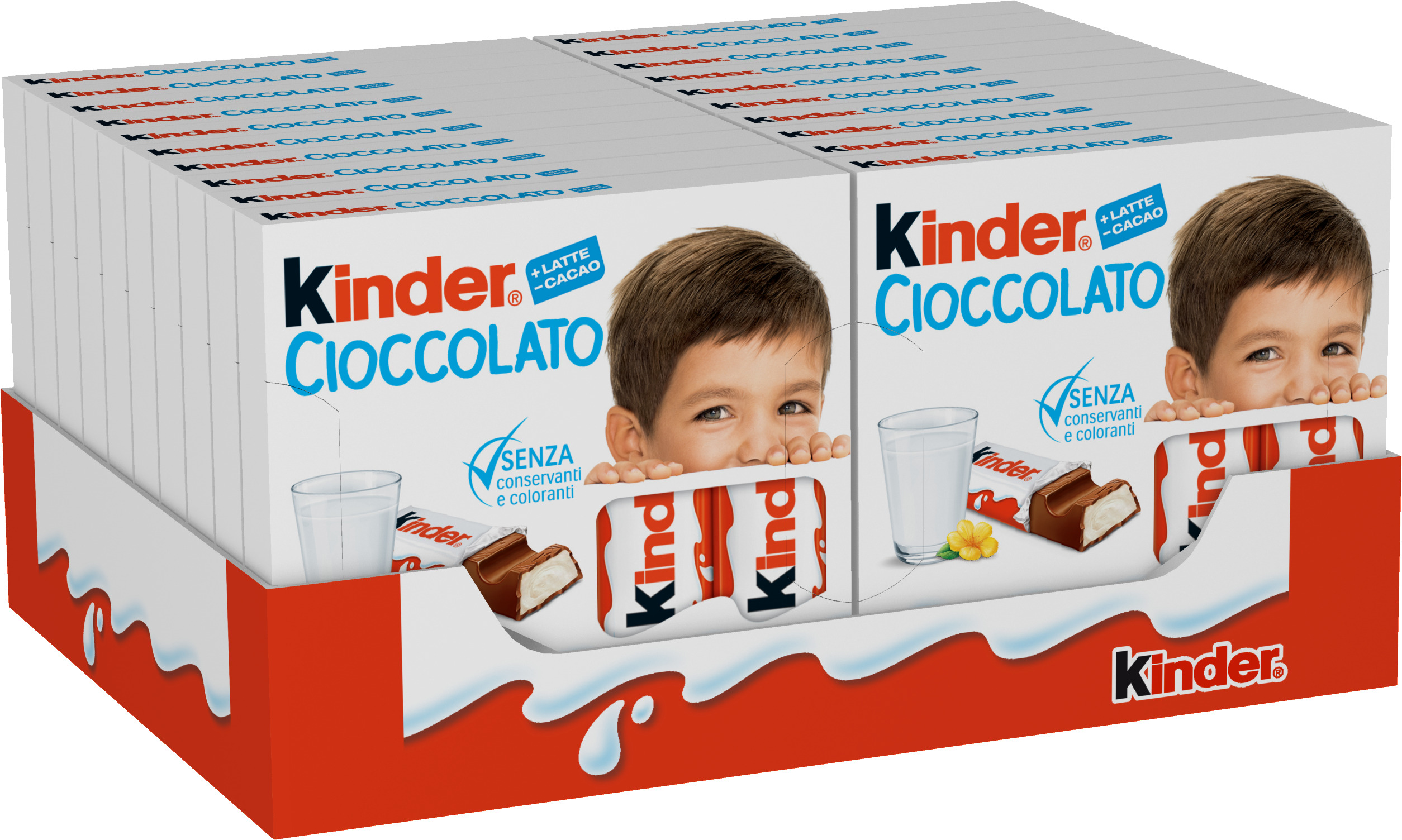 KINDER CIOCCOLATO T4 g50x20pz DIS.I