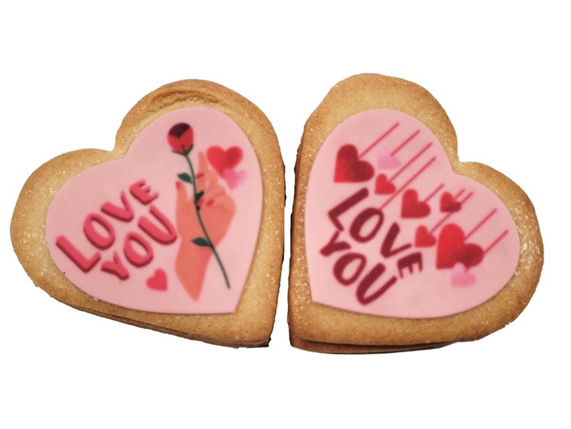 BISCOTTI CIALDA "LOVE YOU"g50 pz12