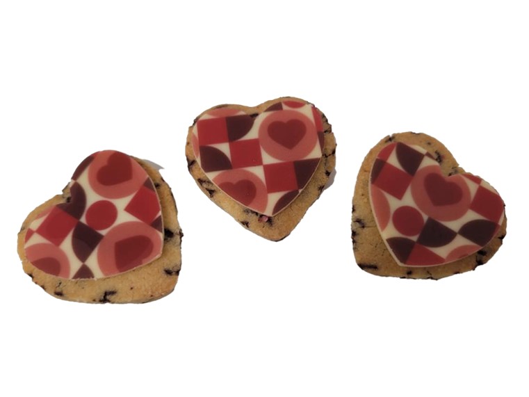 CUORICINI S.VALENTINO C/CIOCC. pz30