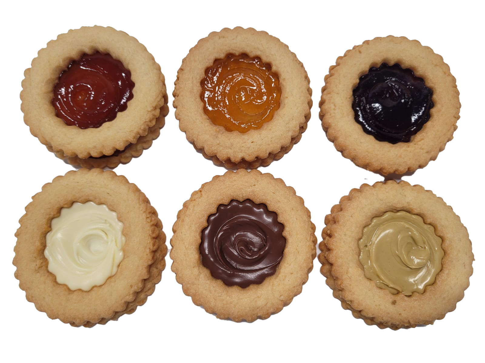 OCCHI DI BUE CREME/FRUTTA MIX  24pz