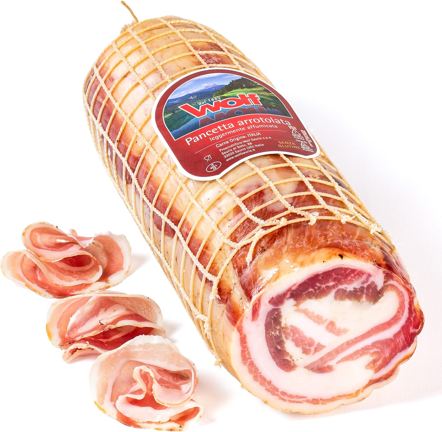 PANCETTA ARR.WOLF tranci S.V kg 0,8